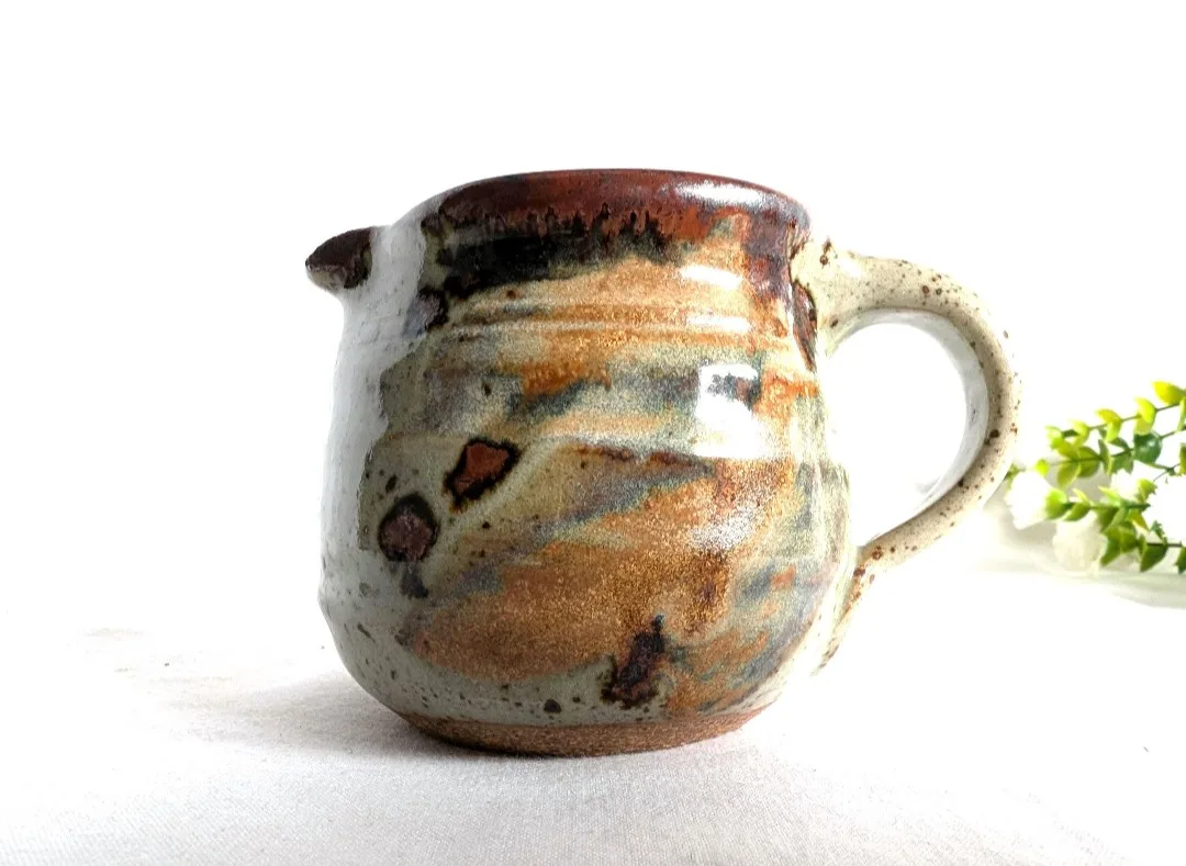 Studio Pottery Creamer ~ Retro Kitchenware ~ Glazed Pottery image indicator(4)