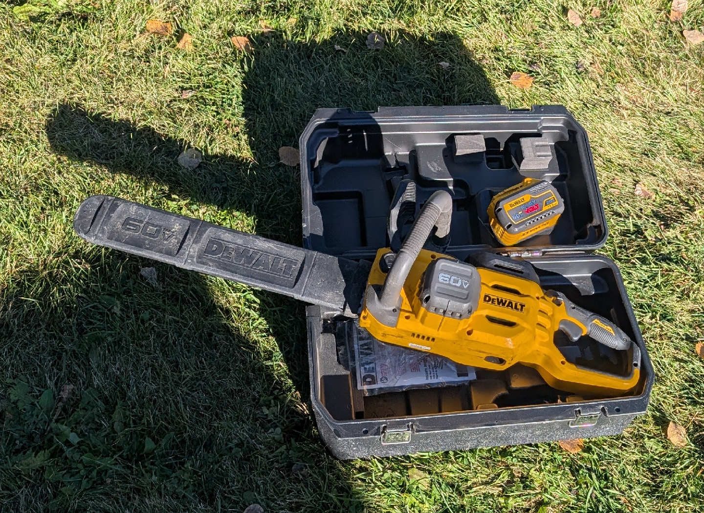 DeWalt 60V Chainsaw with Case - photo 2