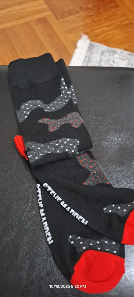 Steve Madden Men's Crew Socks, Size 6-12.5 image indicator(3)