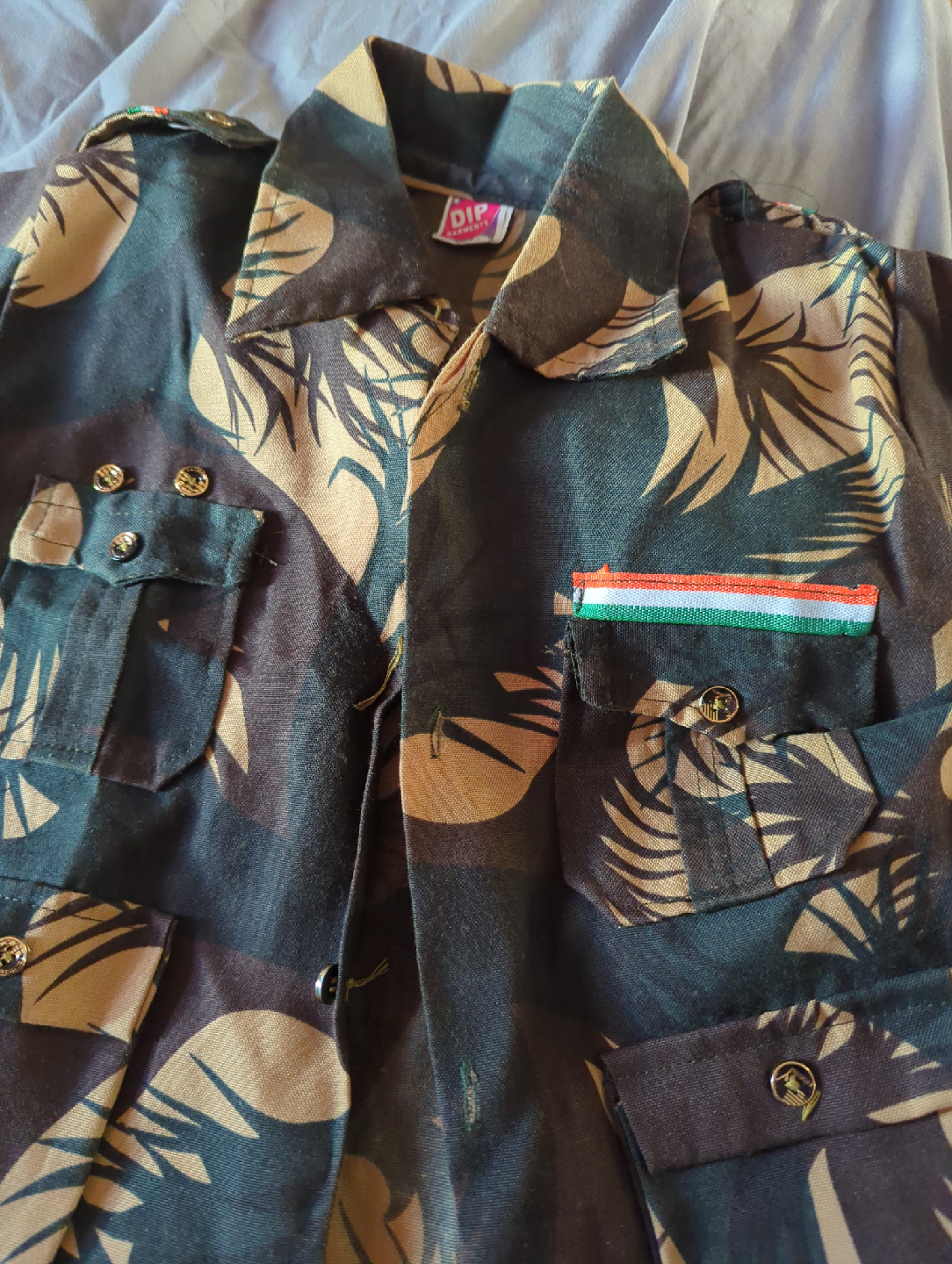 Camouflage Kids Army Costume size 38 - photo 2