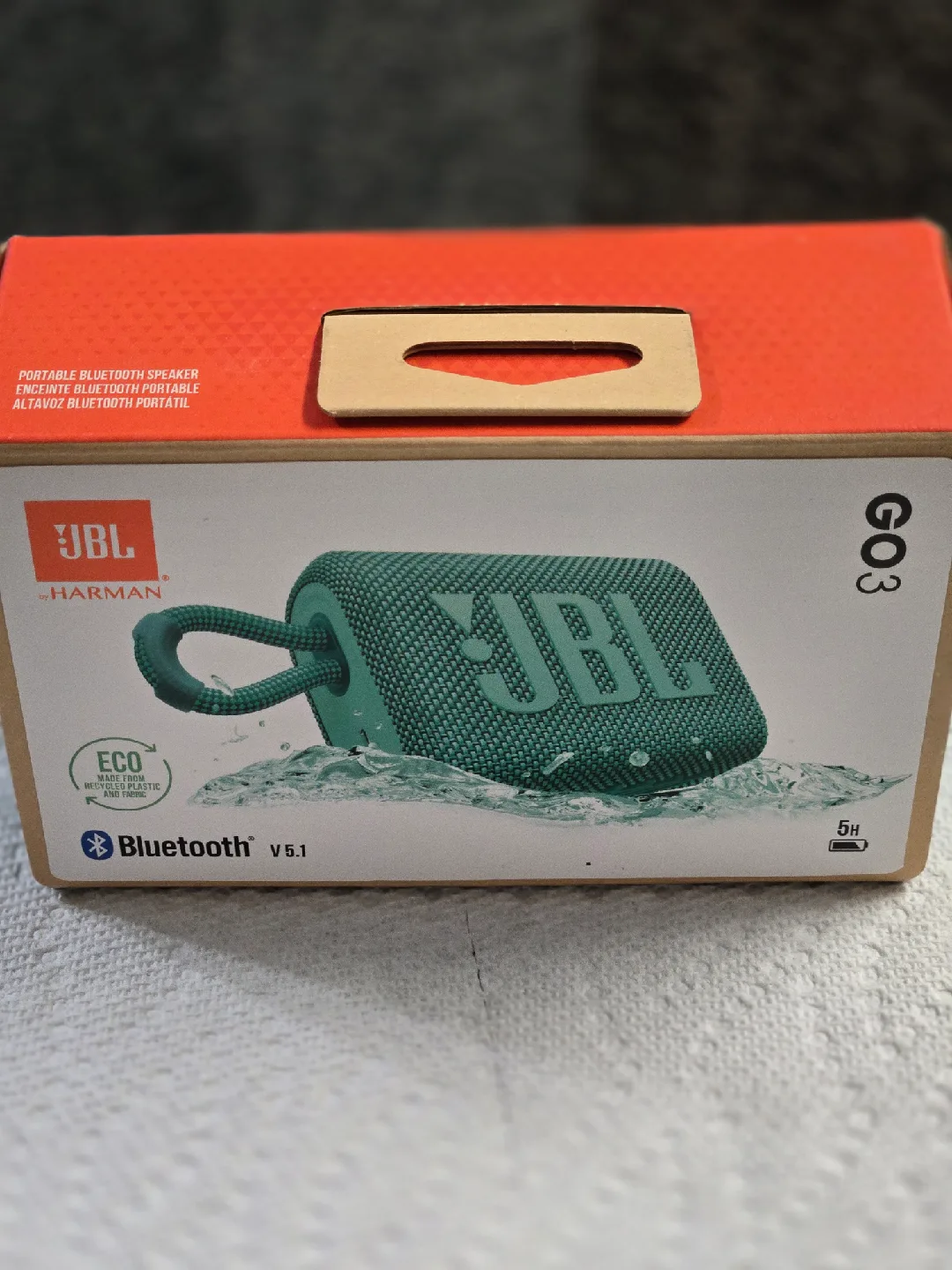 New JBL Go 3 Portable Bluetooth Speaker - Green image indicator(2)