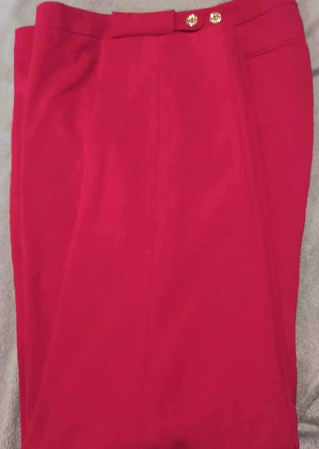 Calvin Klein Red Highline Pants - Size 6P image indicator(8)