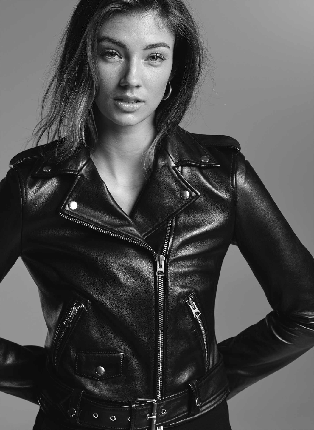 Aritzia Wilfred Free Lennon Moto Jacket (Genuine Leather) Large - photo 4