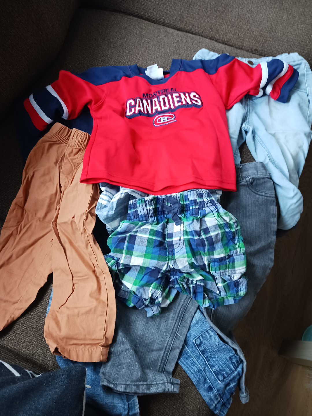 Mixed Toddler Clothes Bundle - Montreal Canadiens Shirt