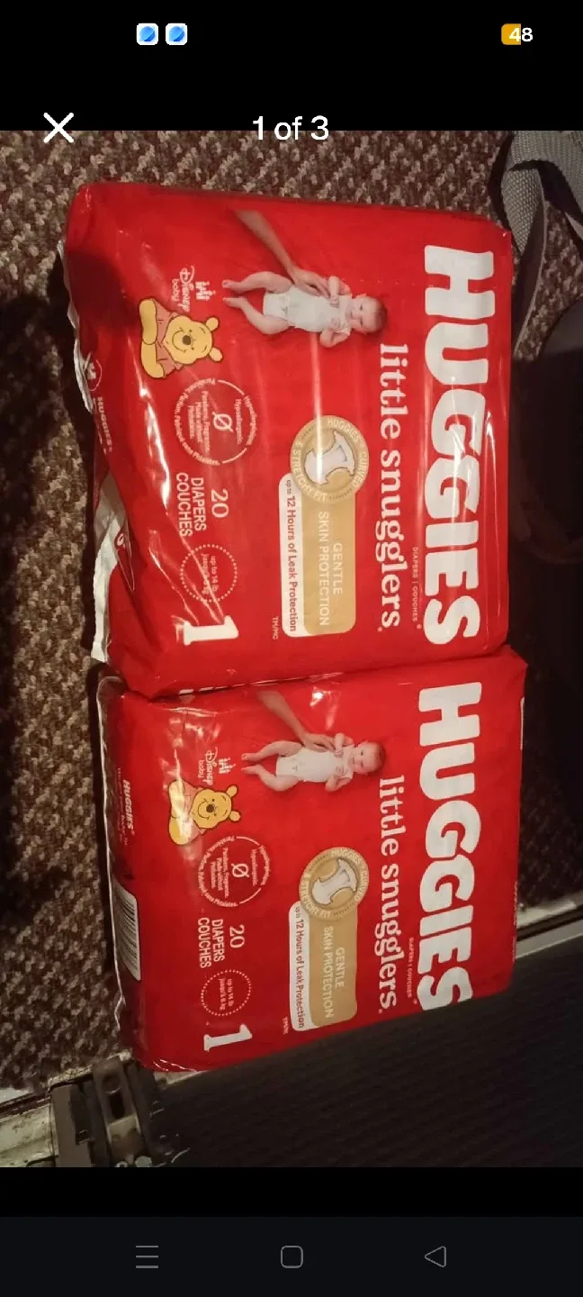 Huggies Little Snugglers Size 1 Diapers, 20 Count