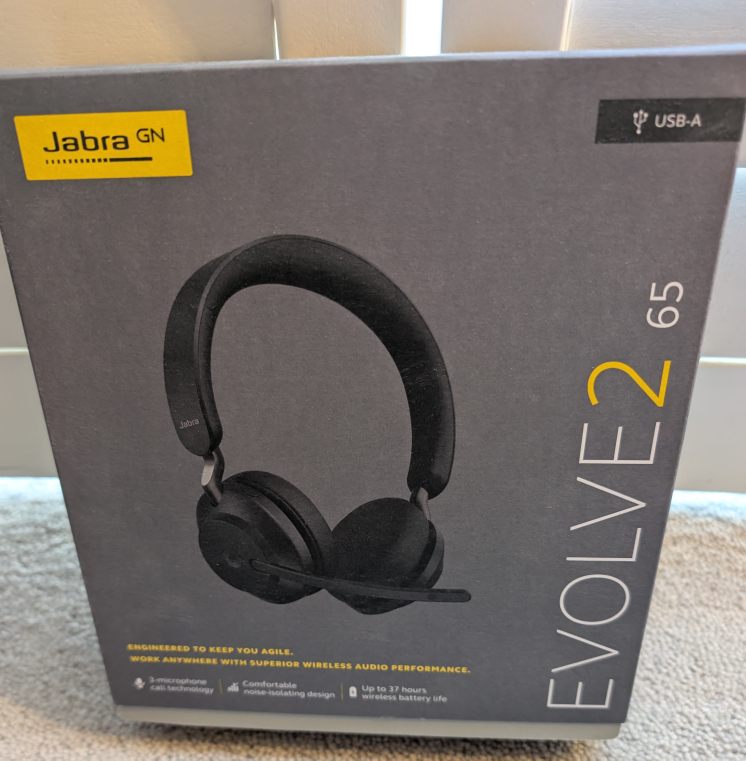 Jabra Evolve2 65 Wireless Headset - New in Box!