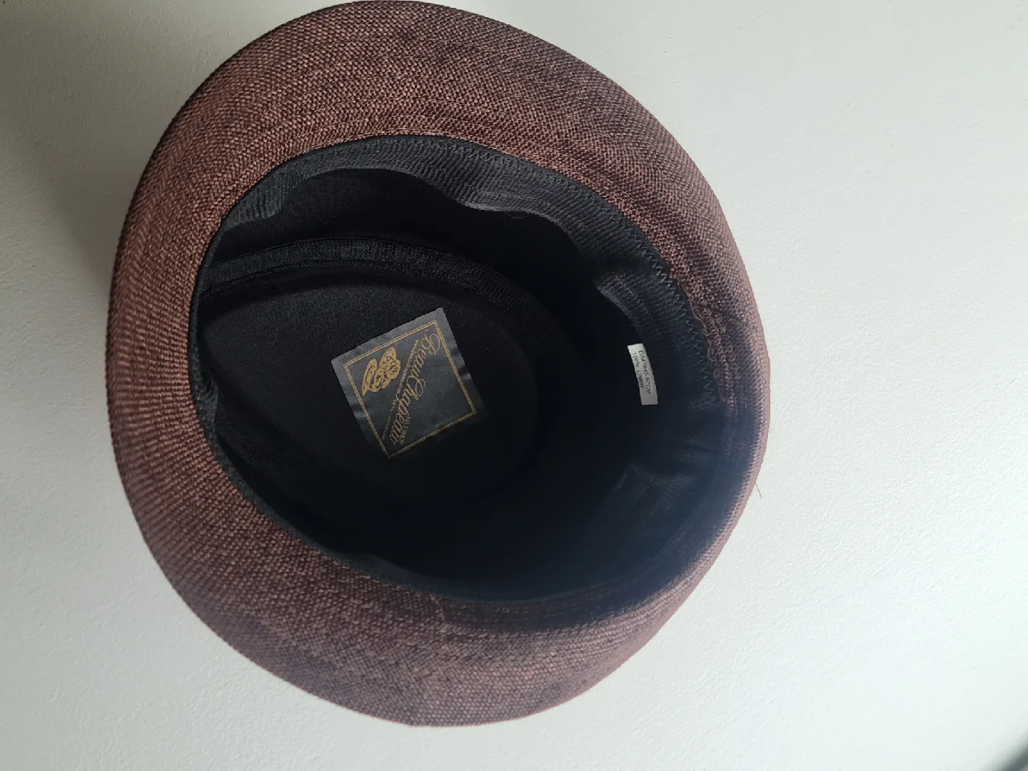 Halloween Costume?New Beau Chapeau Brown Fedora Hat image indicator(2)