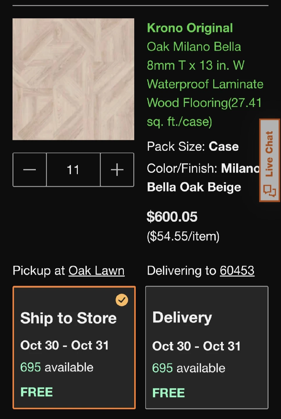 Krono Original Oak Milano Bella Laminate Flooring - photo 2