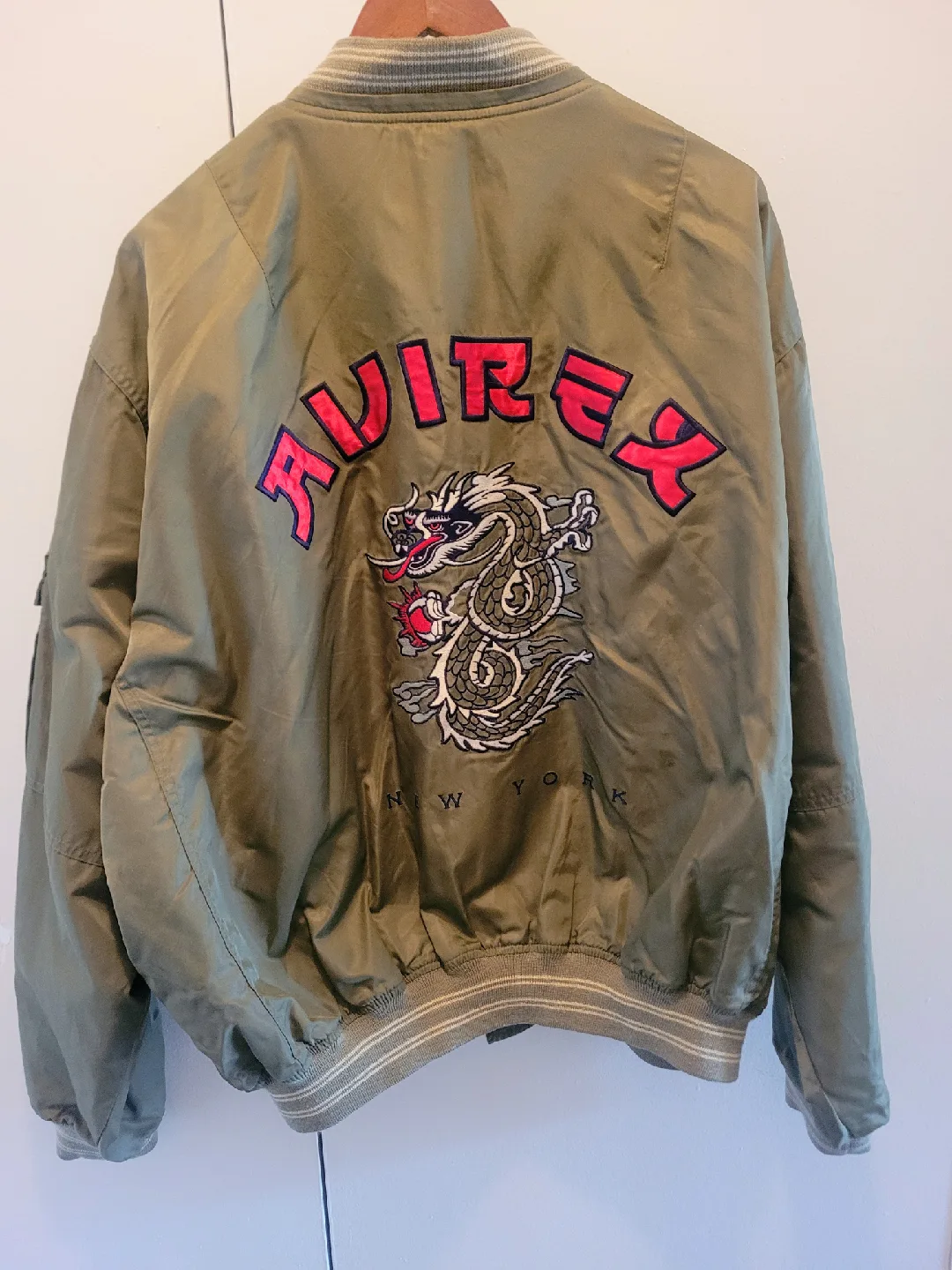 Avirex Varsity Dragon Bomber Jacket XXL🥕 image indicator(2)