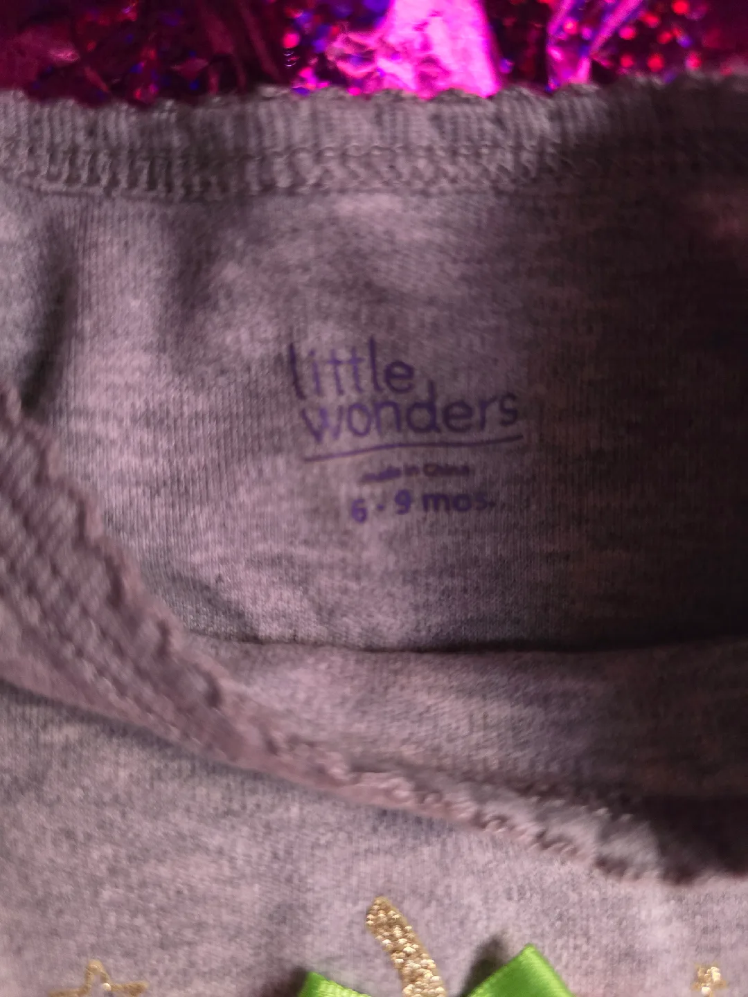 Little Wonders 6-9 Months Onesie image indicator(2)