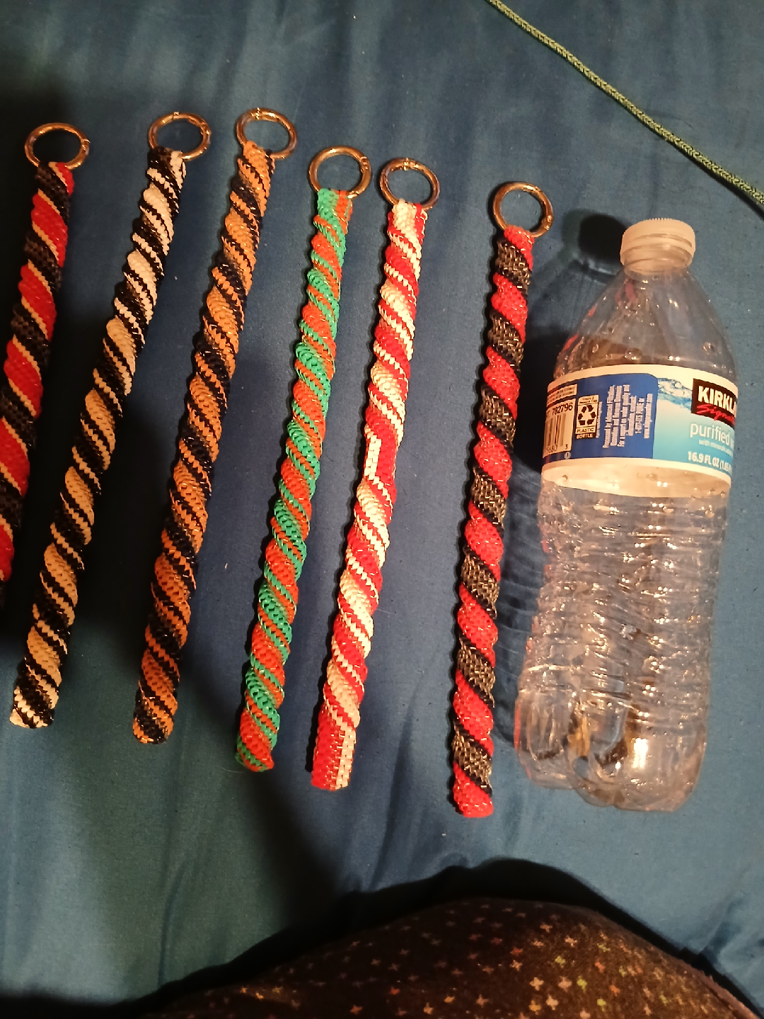 Handmade Braided Keychain Set