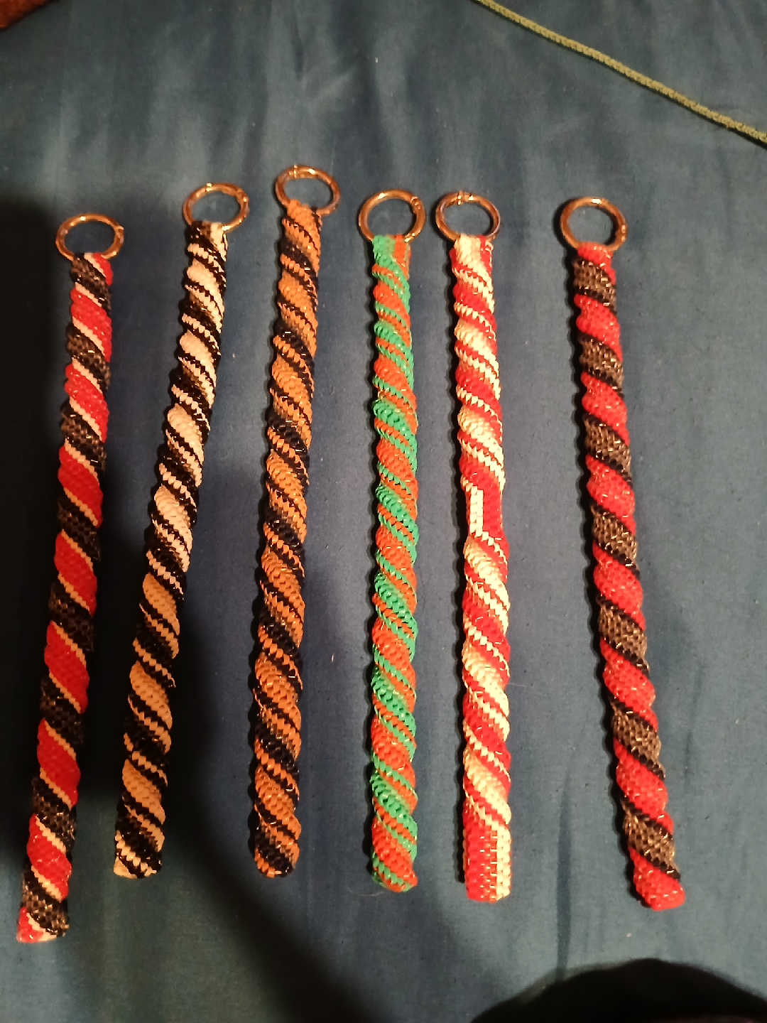 Handmade Braided Keychain Set - photo 3