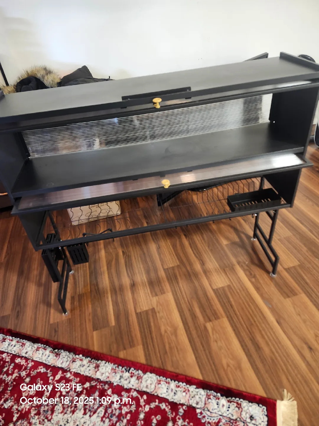 Black Transcontinental Reptile Enclosure/ huge dish rack image indicator(4)