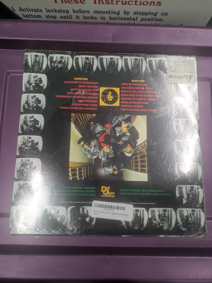 Public Enemy - It Takes a Nation of Millions Vinyl - photo 2