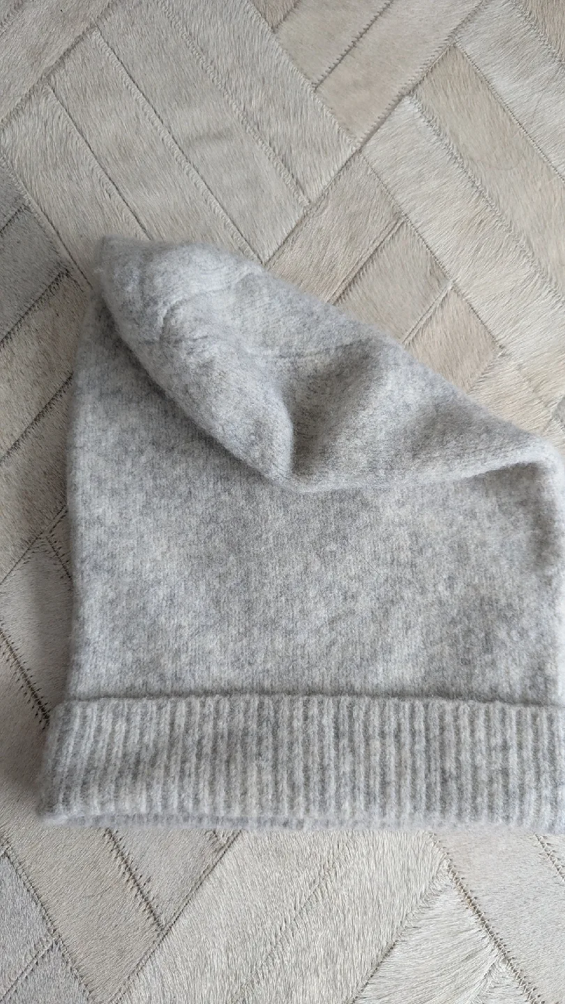 Auxiliary Grey Wool Blend Beanie thumbnail