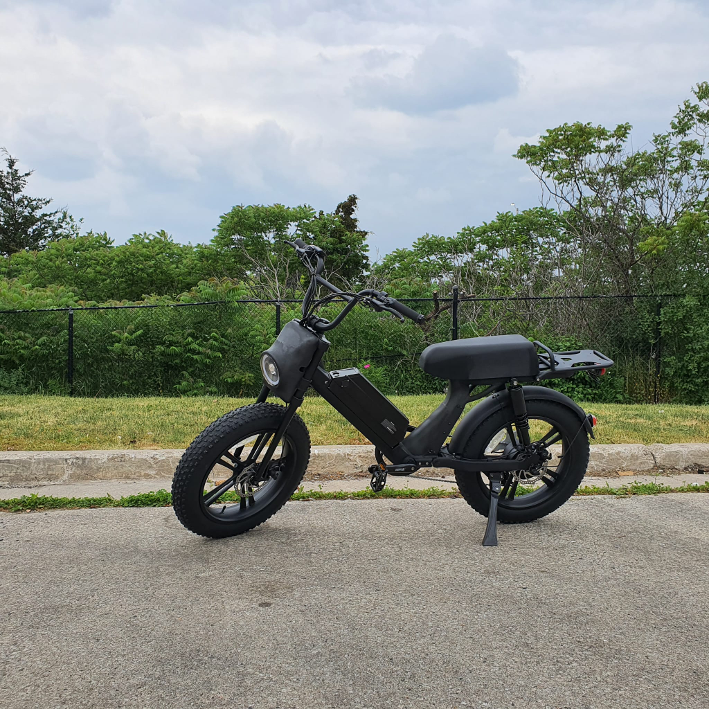 Black Electric Bike