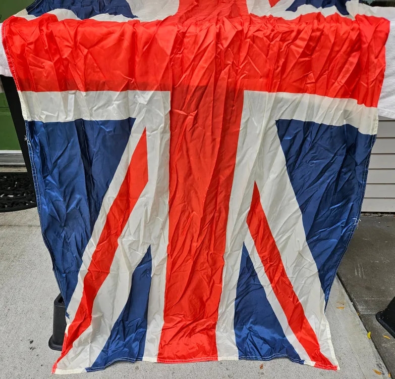 Vintage Patriot John Leckie Limited British Union Jack Flag image indicator(4)