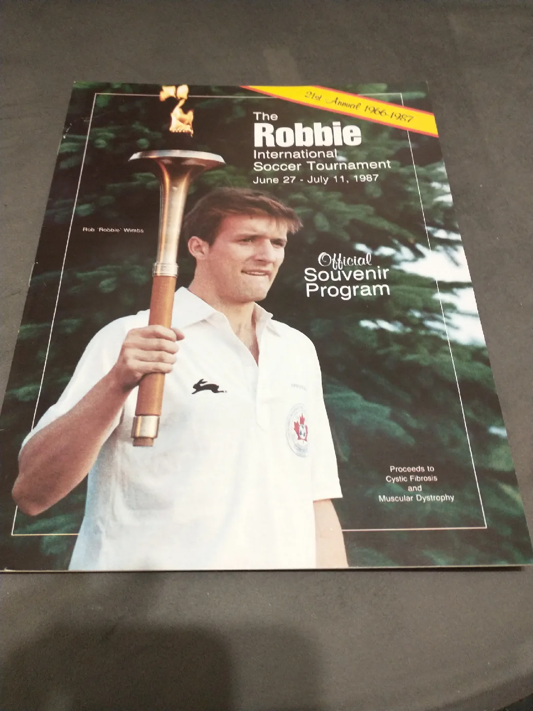 Rare 1987 Robbie International Soccer Tournament program image indicator(2)