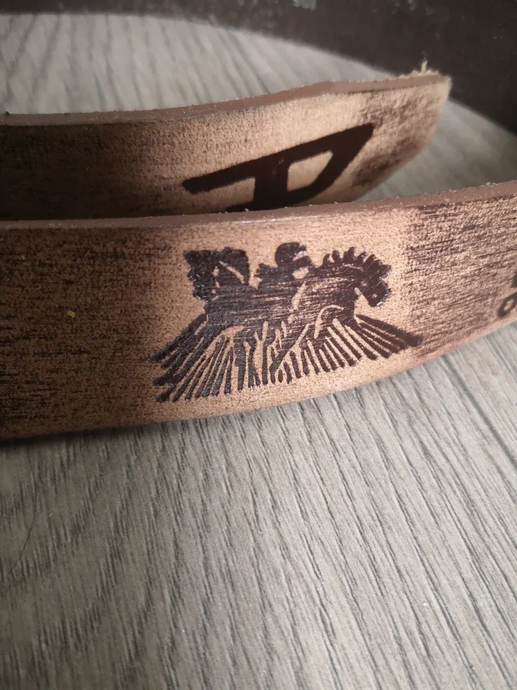 Diesel Leather Belt with Metal Buckle image indicator(6)