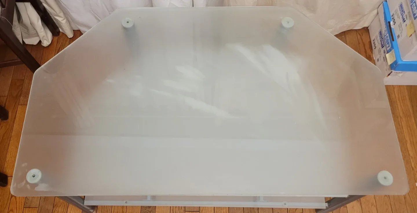 Glass TV Stand - 39 x 23 x 22 inches image indicator(2)