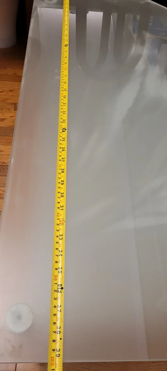 Glass TV Stand - 39 x 23 x 22 inches image indicator(3)