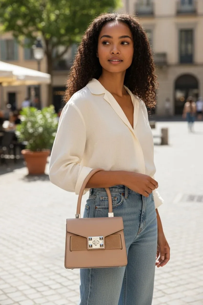 Authentic Valentino Garavani Small VSling Top Handle Bag image indicator(3)