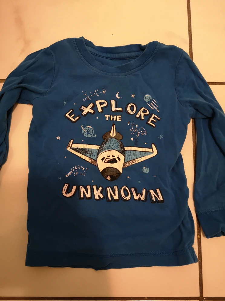 Blue Long Sleeve Kids' Shirt