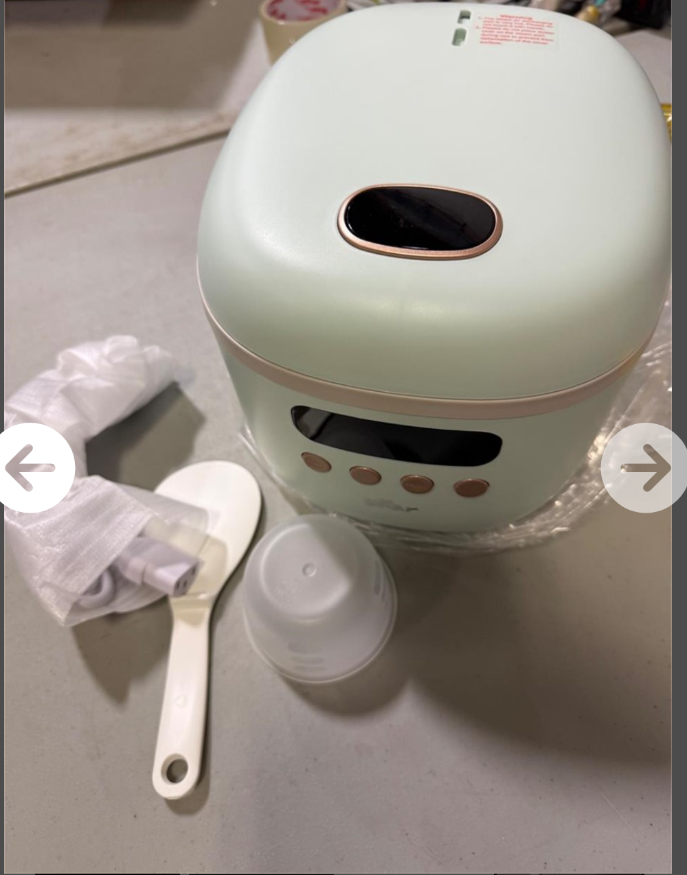 Bear Mini Rice Cooker - Mint Green - photo 3