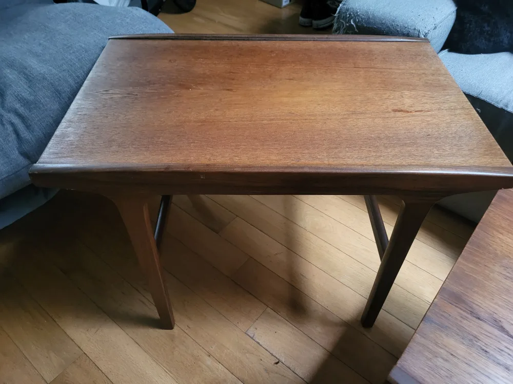 Vintage teak/ veneer Side Table image indicator(2)