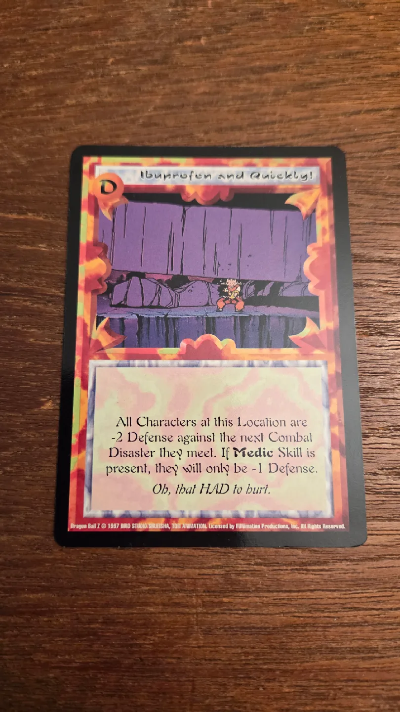 Ibeprophen and Quickly Dragon Ball Z Trading Card thumbnail