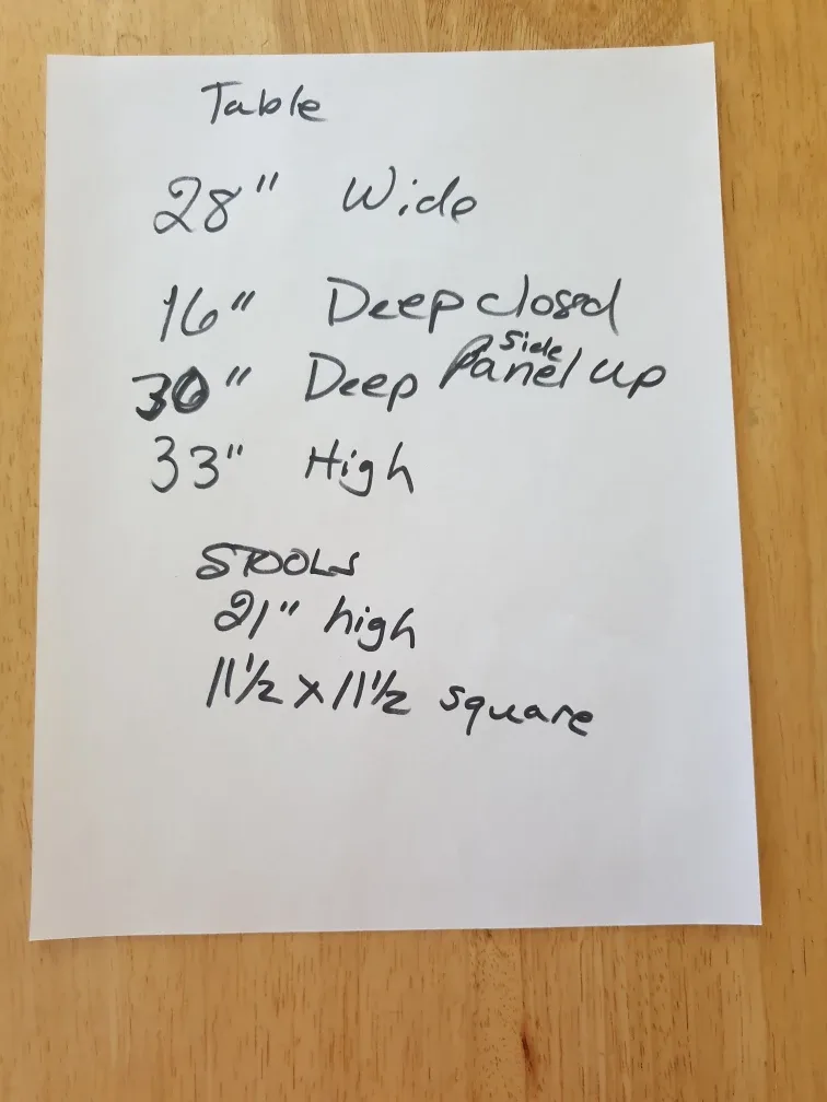 Table with Stools image indicator(2)