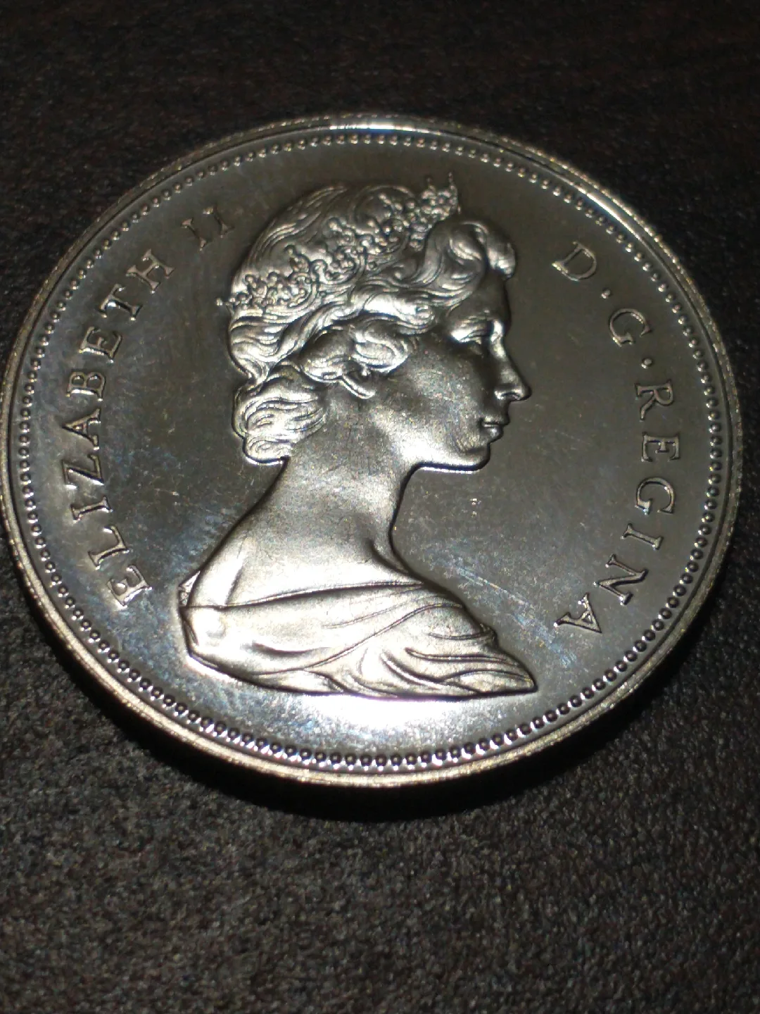 1971 Canada 50 cents nickel KM #75.1,  MS65 image indicator(3)