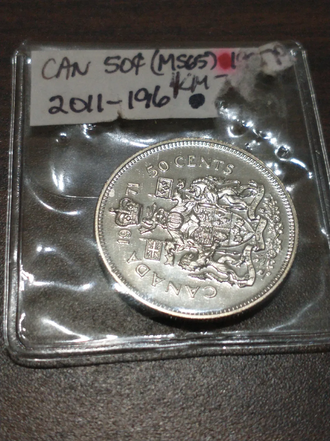 1971 Canada 50 cents nickel KM #75.1,  MS65 image indicator(5)