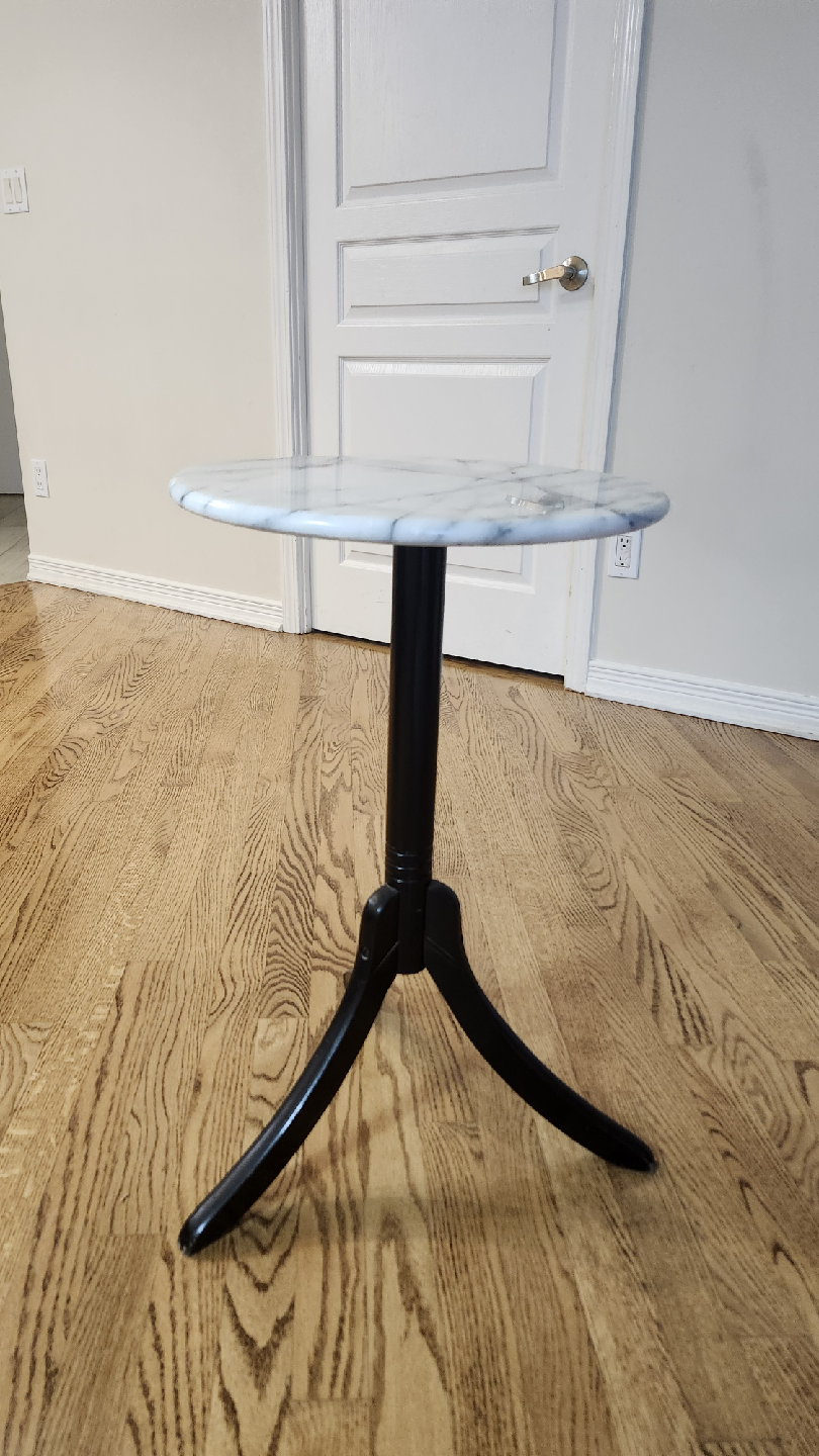 Marble Top Accent Table