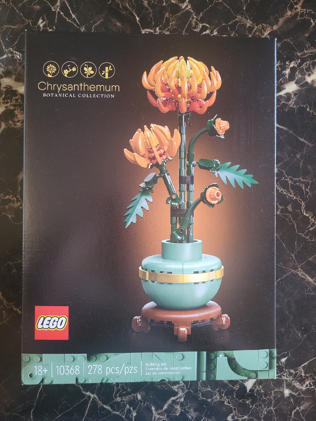 New LEGO 10368 Chrysanthemum Botanical Collection