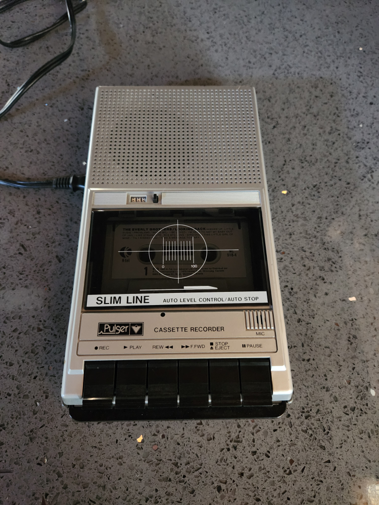 Pulser Slim Line Cassette Recorder