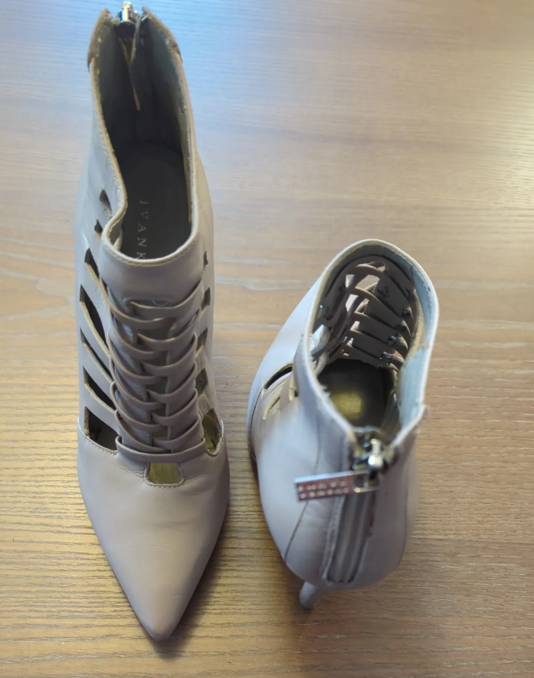 Ivanka Leather Heels, Size 6 image indicator(2)