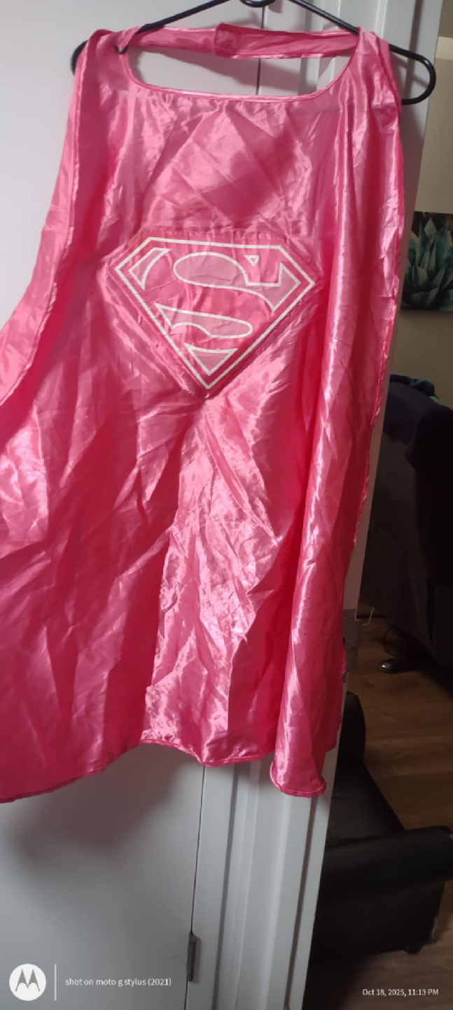 Pink Superman Cape
