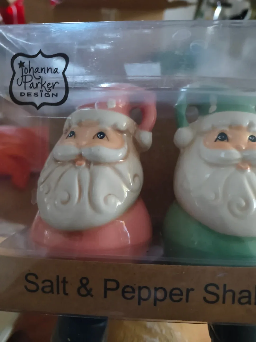 Johanna Parker Design Santa Salt & Pepper Shakers image indicator(2)
