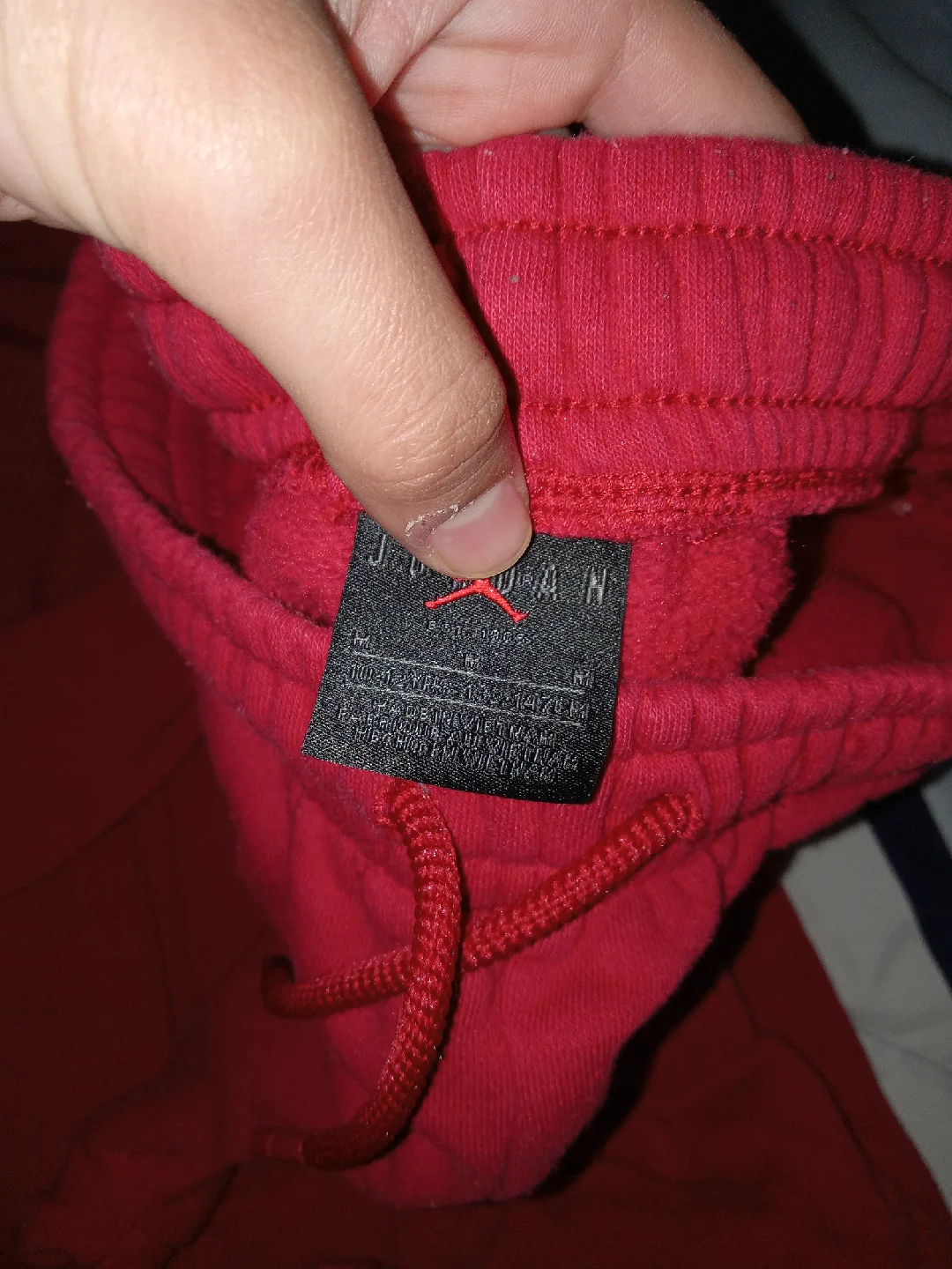 Jordan Red Hoodie & Sweatpants Set - Size M kids thumbnail