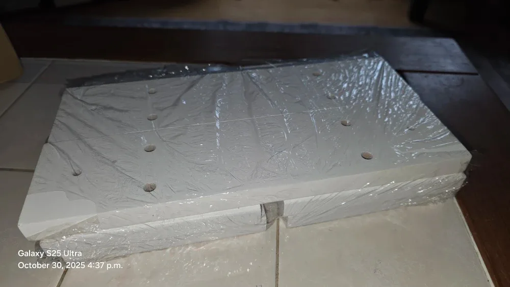 New White Floating Wall Shelves 2 tier -2 set. image indicator(5)