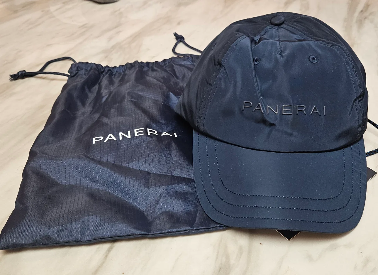 Panerai Cap - Navy Blue with Drawstring Bag image indicator(2)