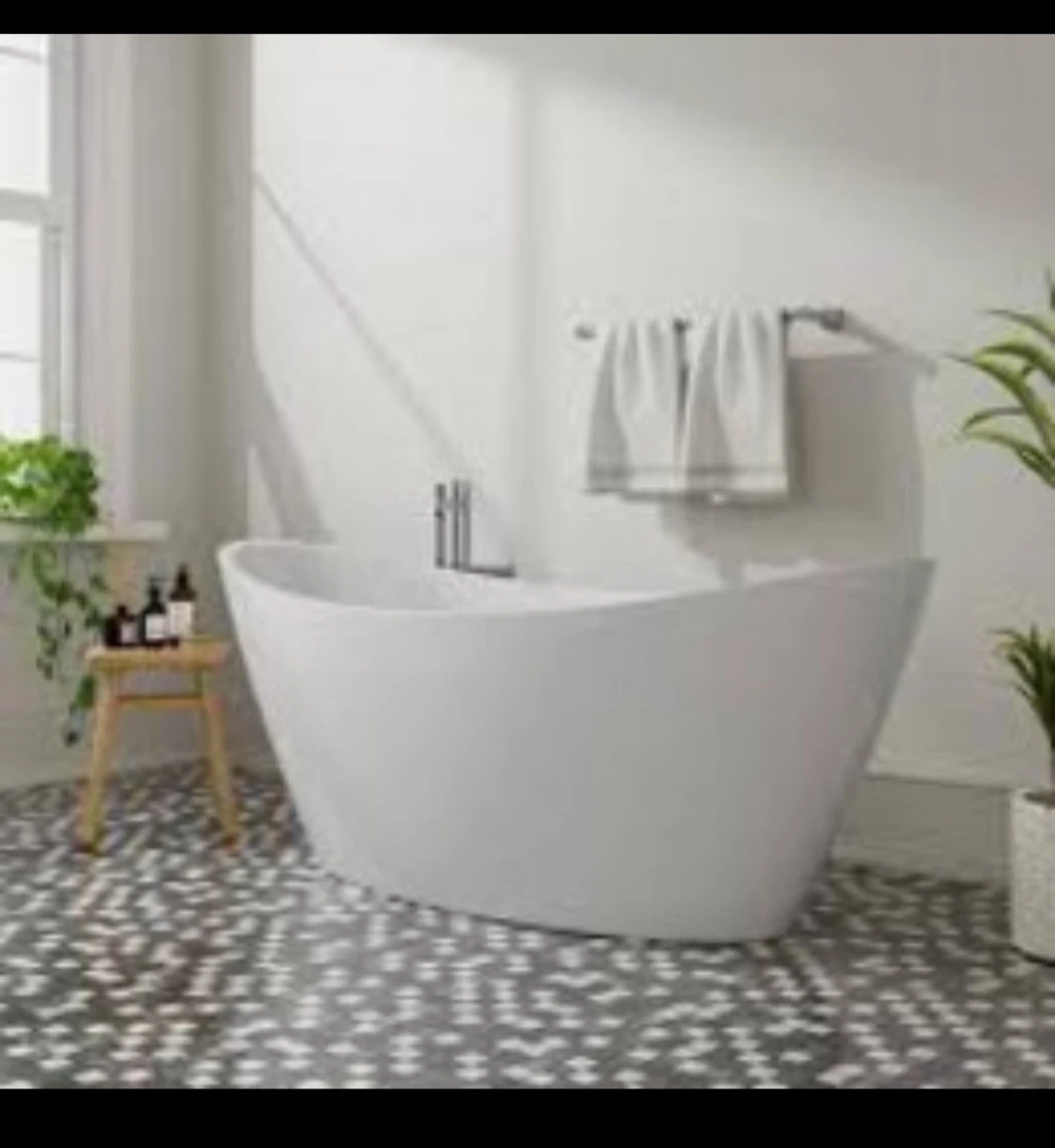 New Empava 59" Freestanding Whirlpool Bathtub - photo 2