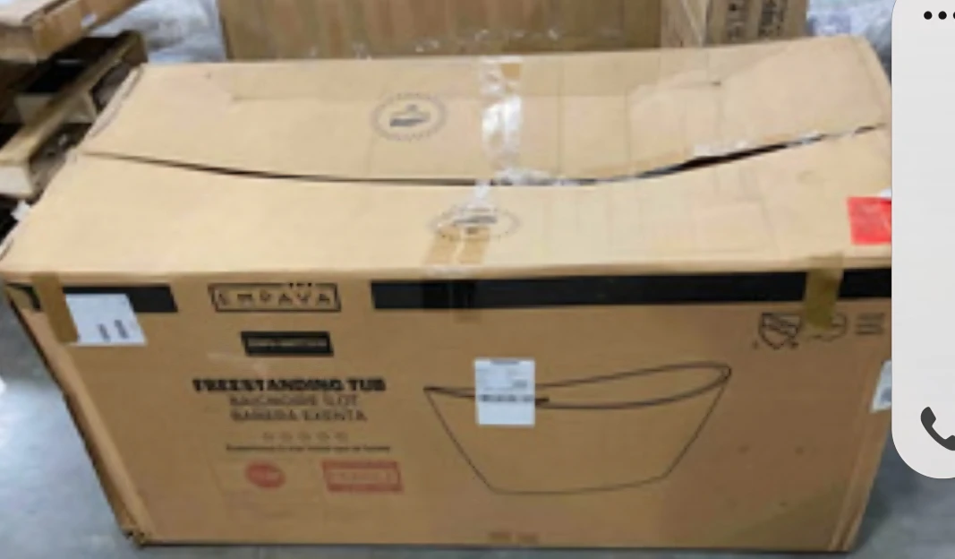 New Empava 59" Freestanding Whirlpool Bathtub - photo 3