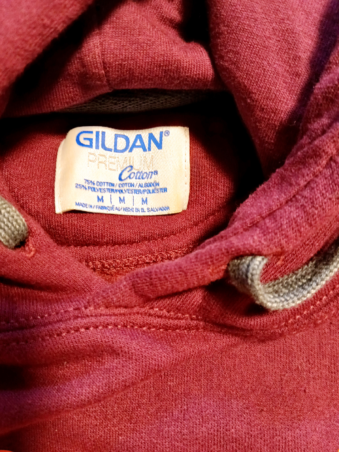Size M Gildan Premium Red Hoodie - photo 3