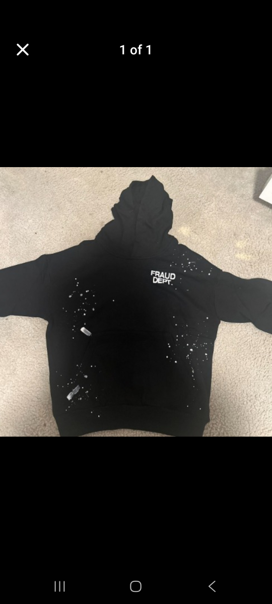 Fraud Dept. Black Hoodie