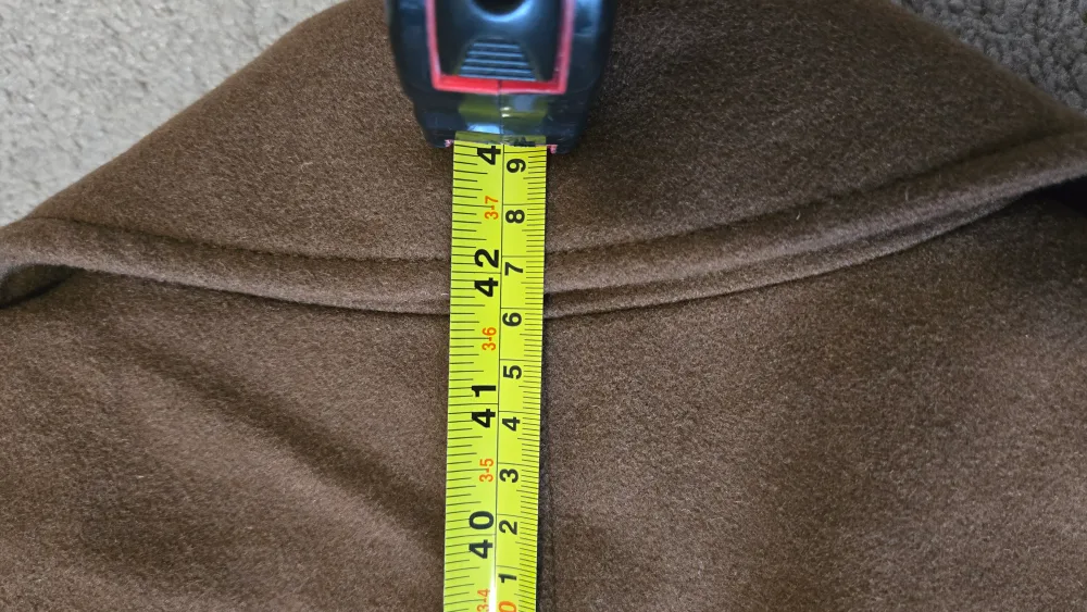 H&M Brown Wool Blend Coat - Size 42R image indicator(7)