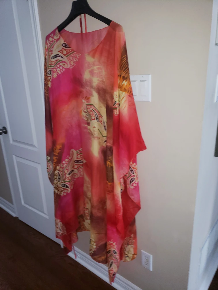 Kaftan  made from original Pucci fabric, 100 silk