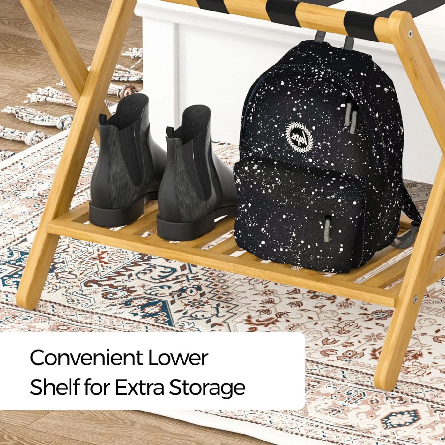 Luggage Rack Suitcase Stand BNIB image indicator(2)