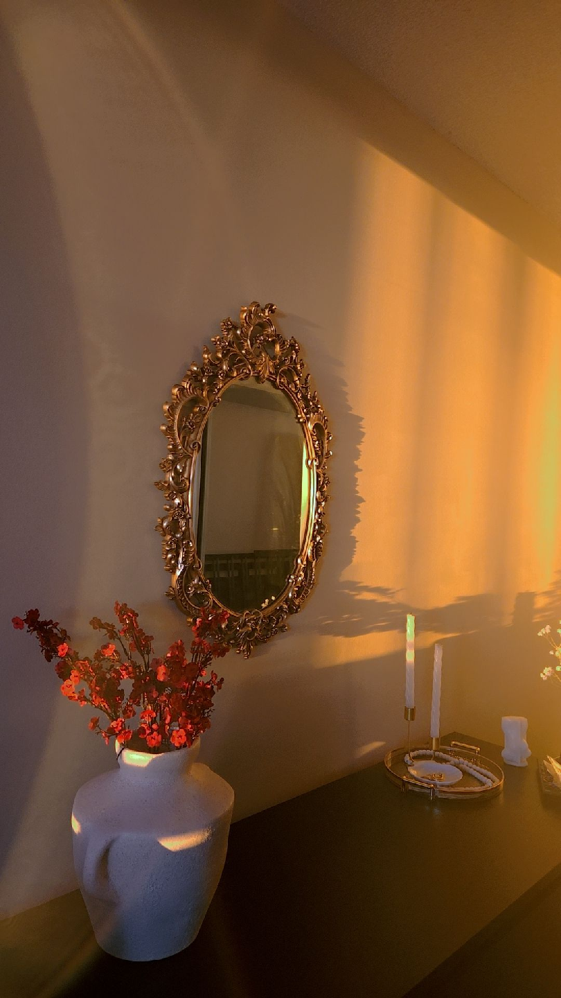 Oval Vintage Mirror